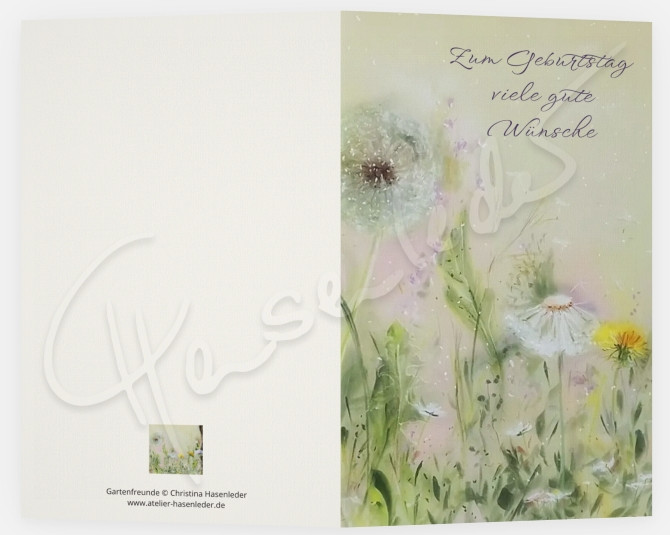 Gartenfreunde zum Geburtstag