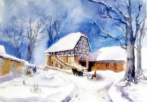 Schlittenfahrt in Anrode