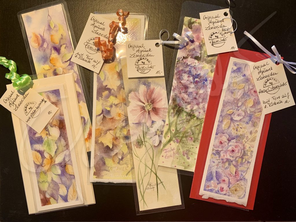 Unikate als Lesezeichen