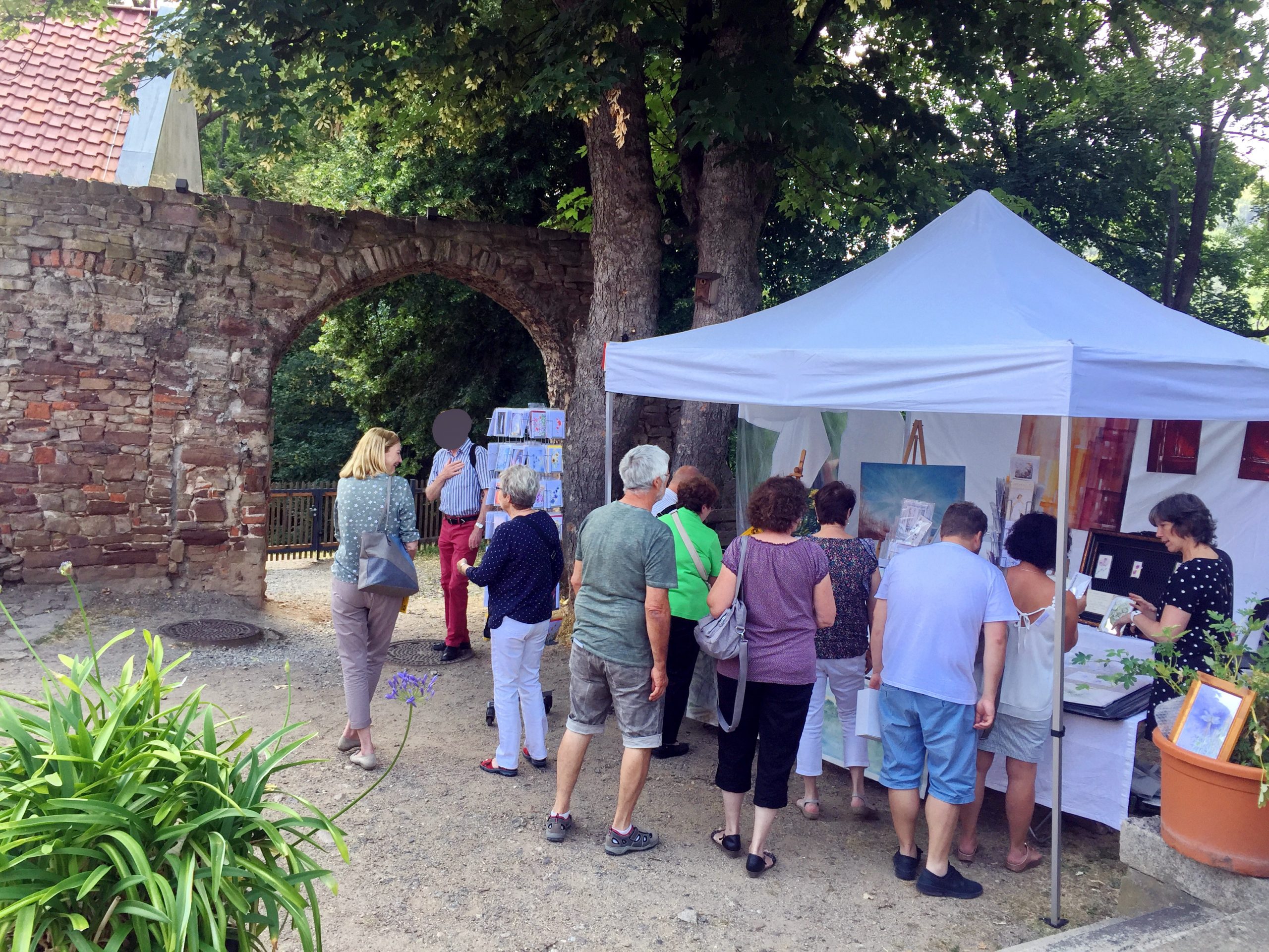 In Ilsenburg zum Kunsthandwerkermarkt