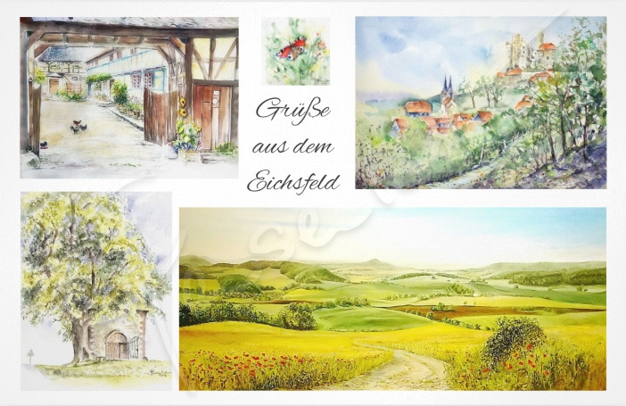 Da ist sie wieder: die Eichsfelder Postkarte