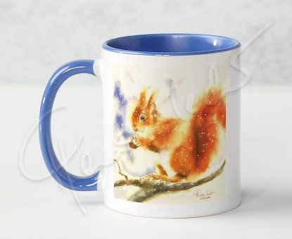 Tasse mit Motiv Eichhörnchen