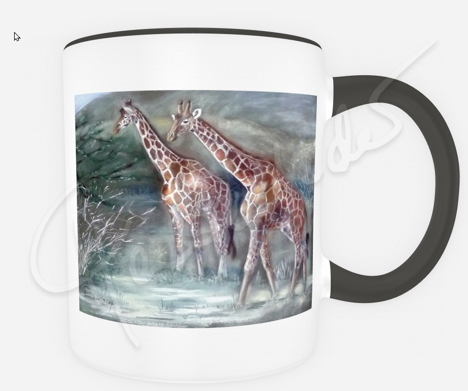 Motiv Giraffen