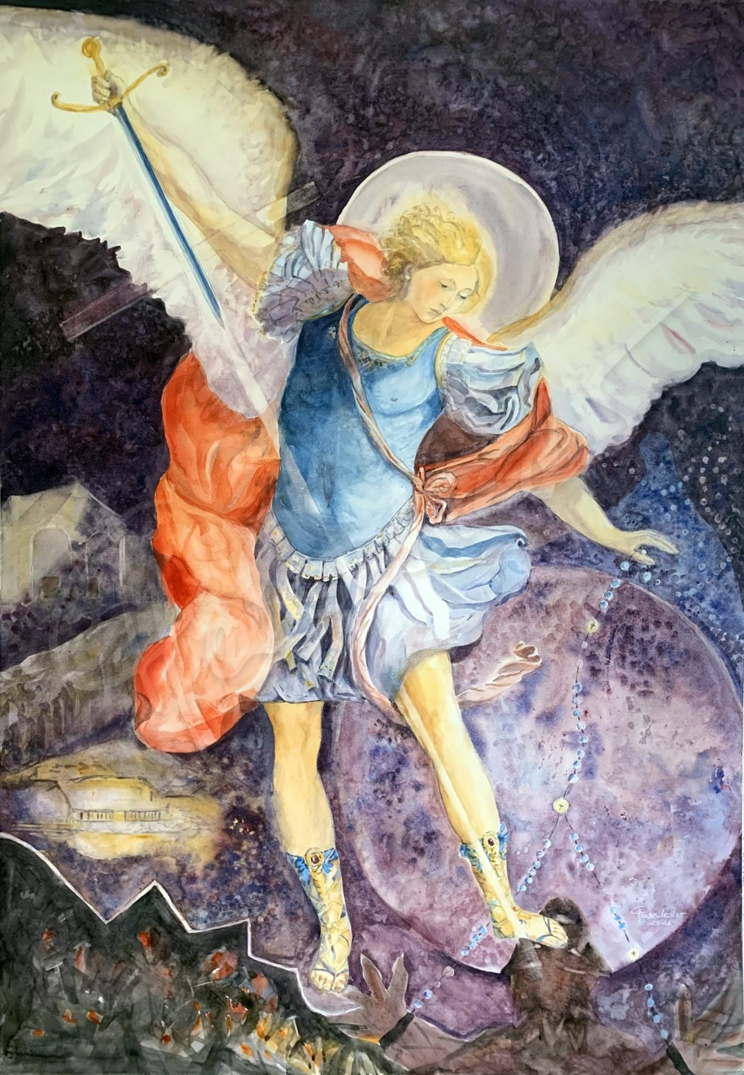 Kämpfen mit St. Michael, Guido Renis Engel neu interpretiert